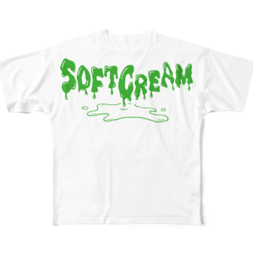 SOFT CREAM（SLIME） フルグラフィックTシャツ