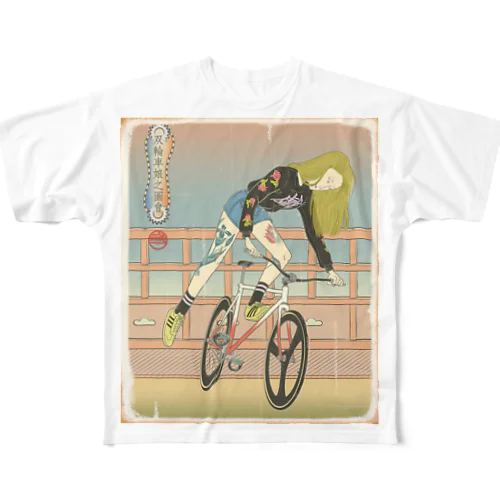 "双輪車娘之圖會" 3-#1 All-Over Print T-Shirt