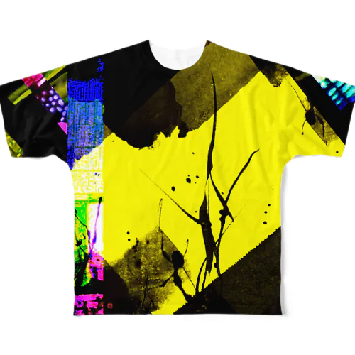 Infinity_Yellow フルグラフィックTシャツ