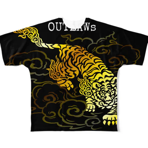 OUTLAWs男道 All-Over Print T-Shirt