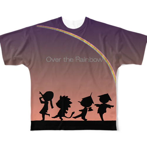 Over the Rainbow フルグラフィックTシャツ
