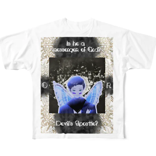 The World Of ASATSUKI "Man with moth wings" All-Over Print T-Shirt