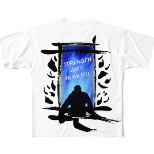 Strength and Honesty フルグラフィックTシャツ