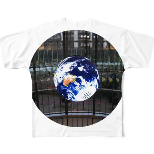 miraikan03（丸囲み） All-Over Print T-Shirt