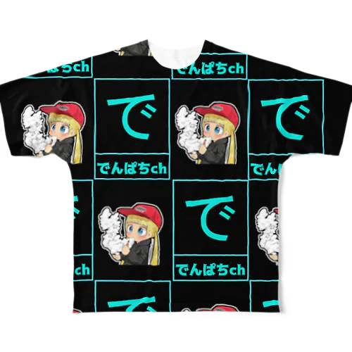 でんぱちch Tシャツ#2 All-Over Print T-Shirt