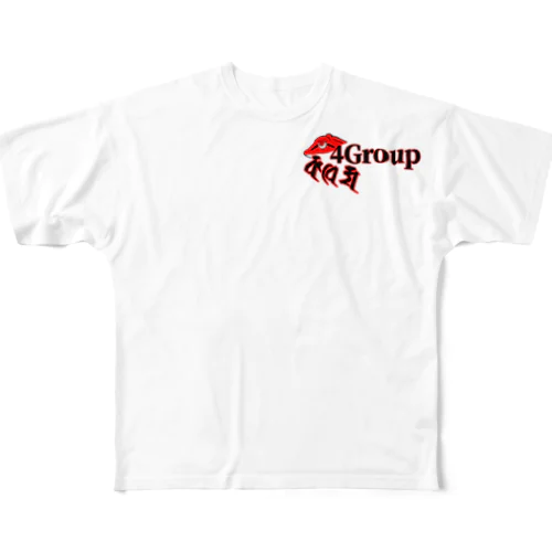 4Groupオリジナル フルグラフィックTシャツ