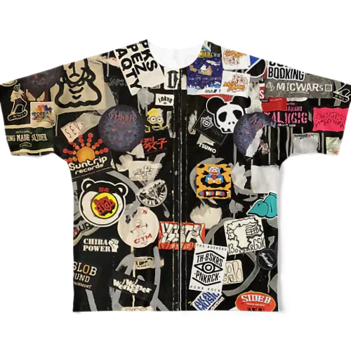 グラフィティ#8 All-Over Print T-Shirt