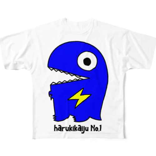 haruki kaiju No.1 2021 summer フルグラフィックTシャツ