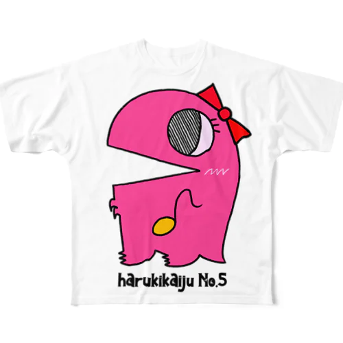 haruki kaiju No.5 2021 summer フルグラフィックTシャツ