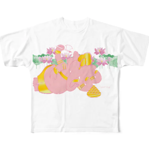 ガネーシャ All-Over Print T-Shirt