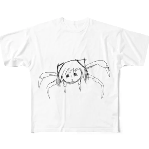 THE GIRL CHIMERA MONSTER フルグラフィックTシャツ