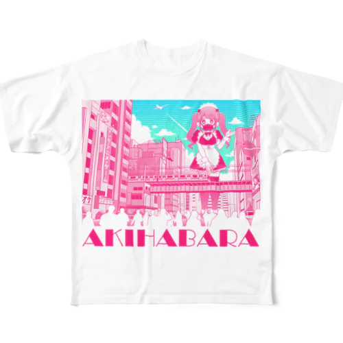 AKIHABARA フルグラフィックTシャツ