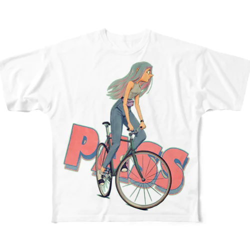 "PASS" All-Over Print T-Shirt