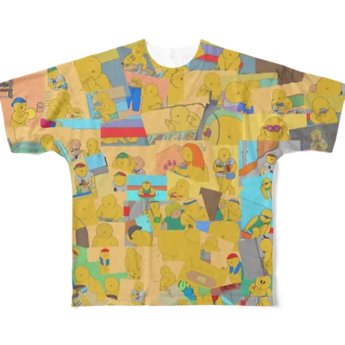 【イッテンモノポタ】 All-Over Print T-Shirt