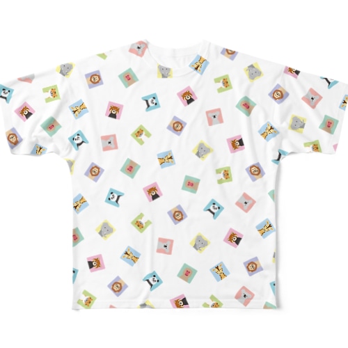 ゆるあに散らしちゃいました All-Over Print T-Shirt