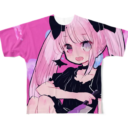 包丁少女 フルグラフィックTシャツ