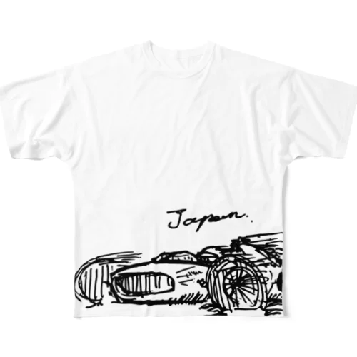 japan racing フルグラフィックTシャツ