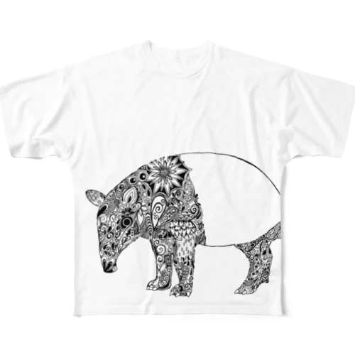獏 All-Over Print T-Shirt