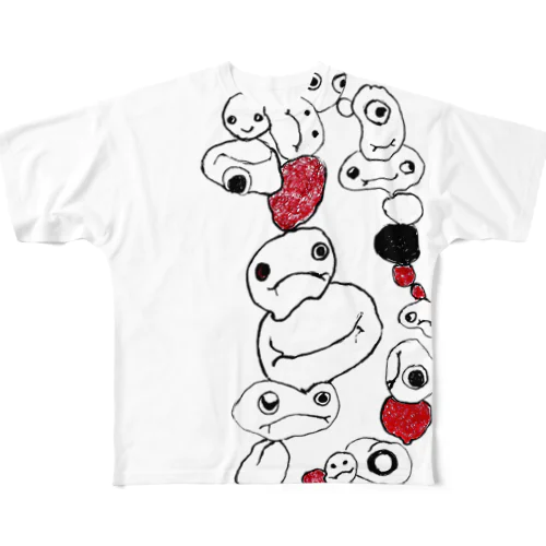 ぷよきもTシャツ All-Over Print T-Shirt