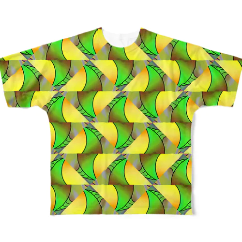 Flashy pattern  フルグラフィックTシャツ