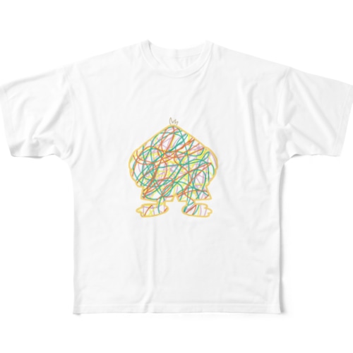ロッキ・チャン シルエットモザイク All-Over Print T-Shirt
