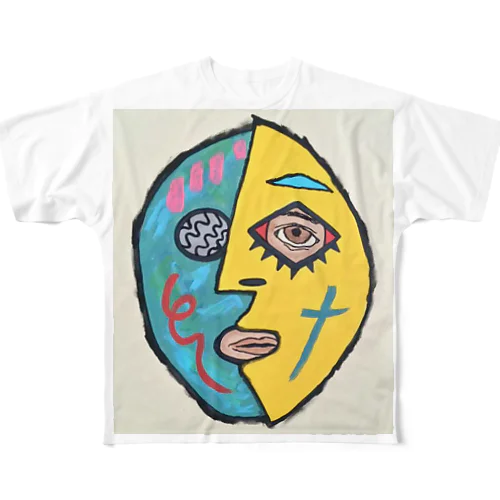 ピカソマスクマン All-Over Print T-Shirt