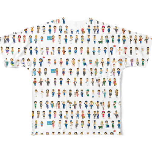 働く人はかっこいい All-Over Print T-Shirt