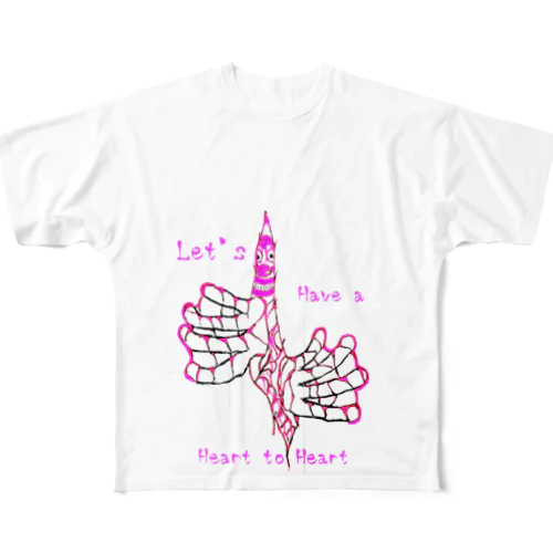 Have a Heart to heart フルグラフィックTシャツ