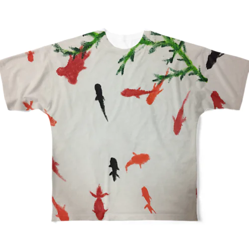 goldfish フルグラフィックTシャツ