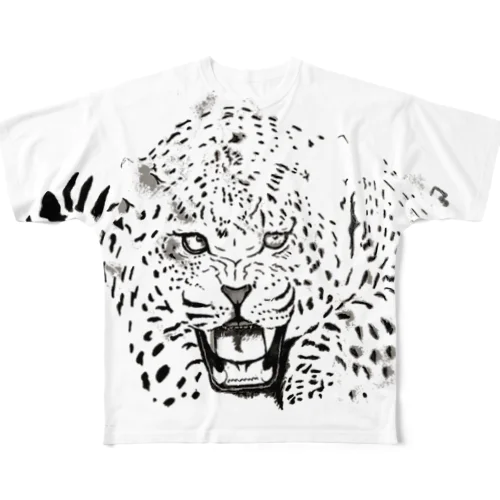 ヒョウ柄 All-Over Print T-Shirt