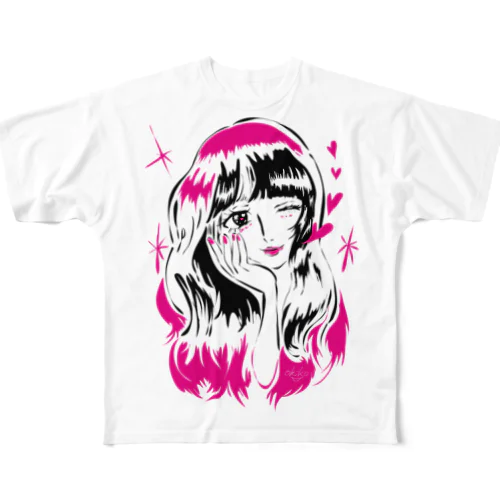 キラリン乙女☆ All-Over Print T-Shirt