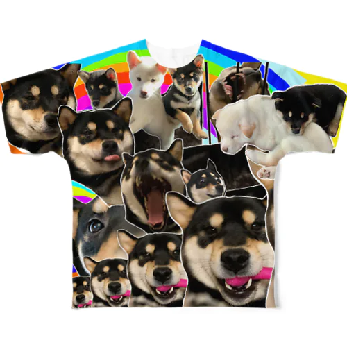 Crazy dogs T-shirt フルグラフィックTシャツ