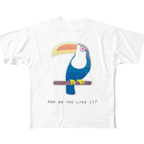 オオハシ科の鳥 All-Over Print T-Shirt