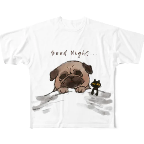 Good Night... フルグラフィックTシャツ