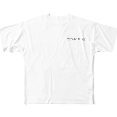 2022年1月1日 フルグラフィックTシャツ