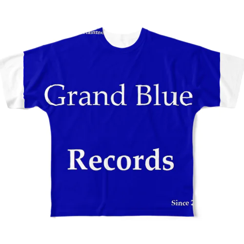 Grand Blue Records All-Over Print T-Shirt
