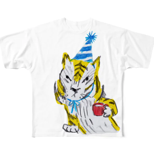  ガオガオくん フルグラフィックTシャツ