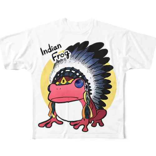 Indian Frog All-Over Print T-Shirt