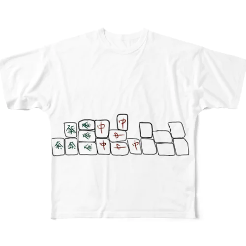 ハイパー大三元 All-Over Print T-Shirt