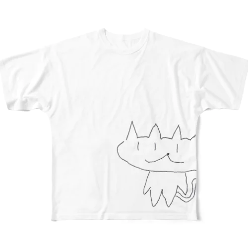 だんごねこ フルグラフィックTシャツ