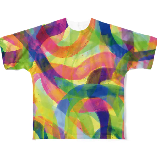 Tubes All-Over Print T-Shirt