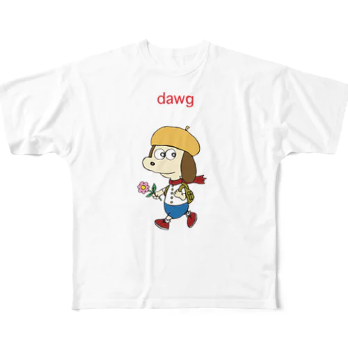 dawg フルグラフィックTシャツ