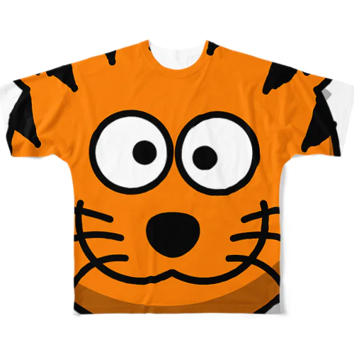 Tiger フルグラフィックTシャツ