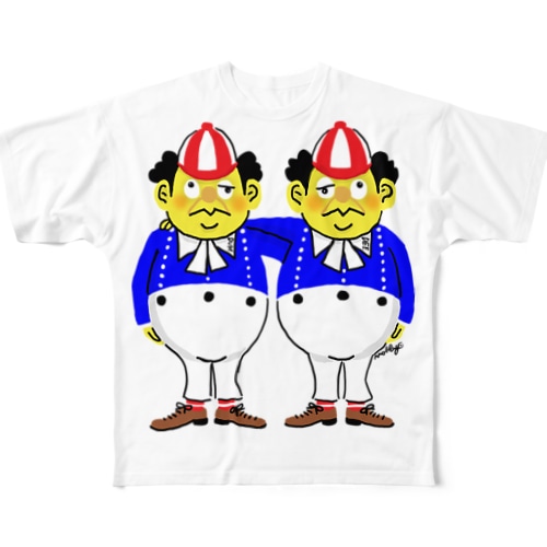 双子のおじさん All-Over Print T-Shirt