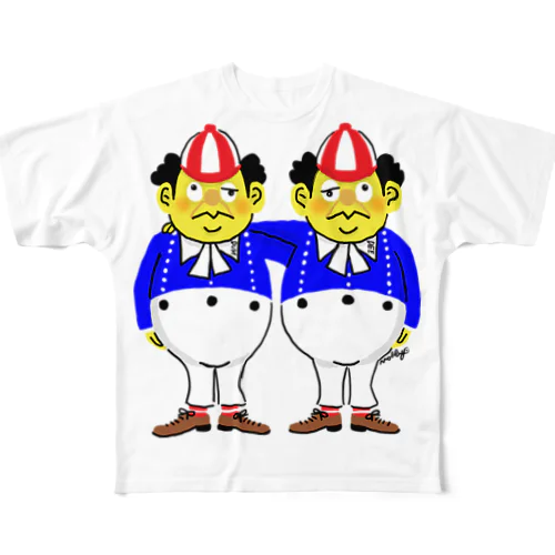 双子のおじさん All-Over Print T-Shirt