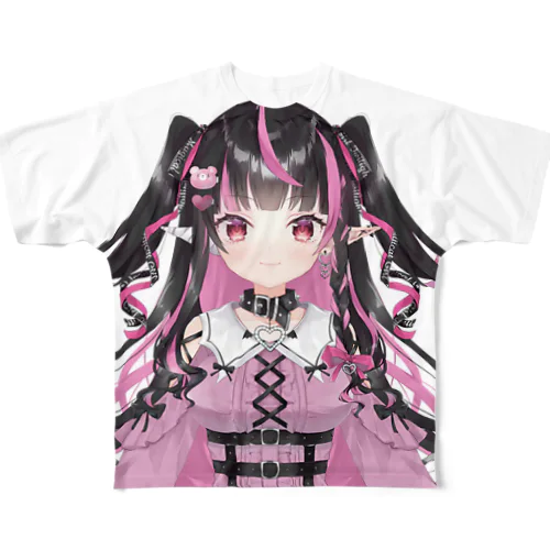 萌え声の時はしゃくれ All-Over Print T-Shirt