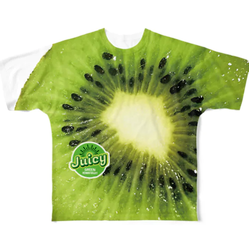 Juicy キウイ All-Over Print T-Shirt