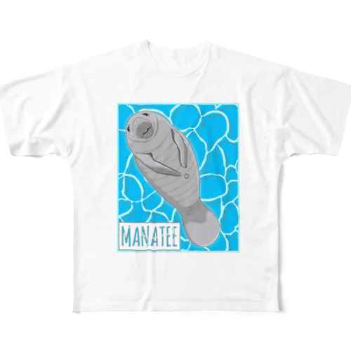 MANATEE(マナティ) All-Over Print T-Shirt