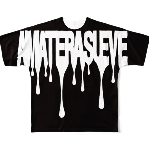 ※M,L,XLサイズのみ　AMATERASUEVE涙柄 フルグラフィックTシャツ