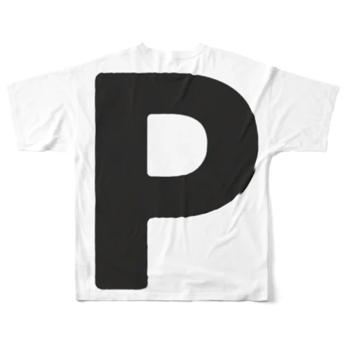 P-Back フルグラフィックTシャツ